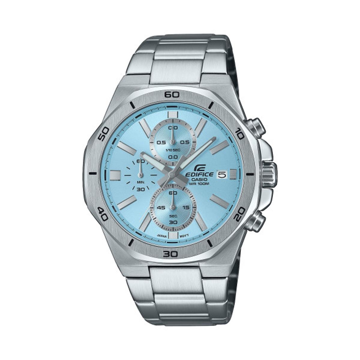 

CASIO EDIFICE Mod. OCTAGONAL CHRONOGRAPH - LIGHT BLUE EFV-640D-2BVUEF