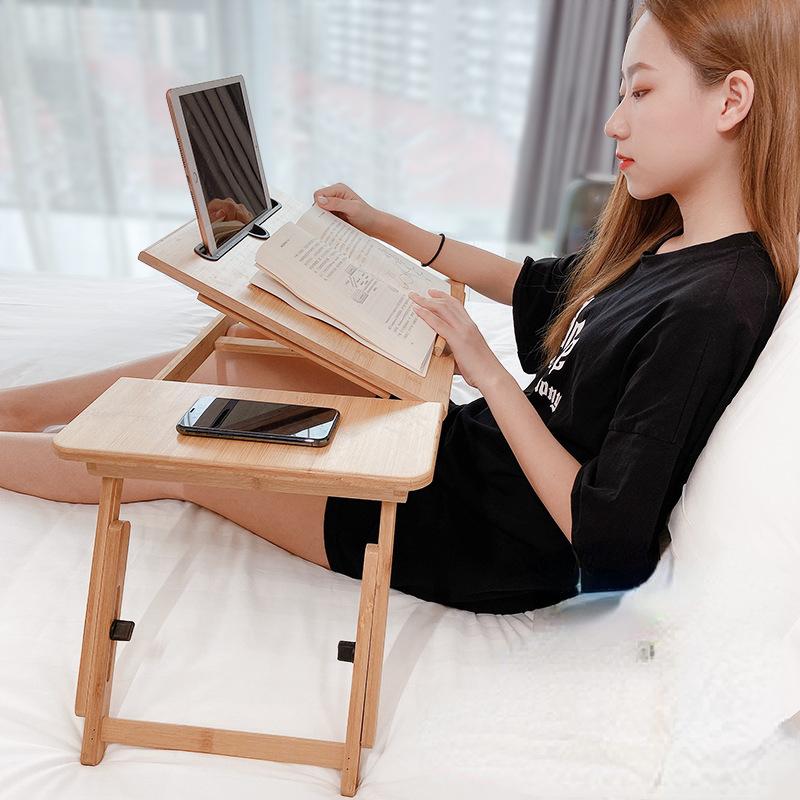 Bed Small Table Foldable Laptop Table Lazy Portable Lifting Small Table Board Multifunctional College Dormitory Desk Children's