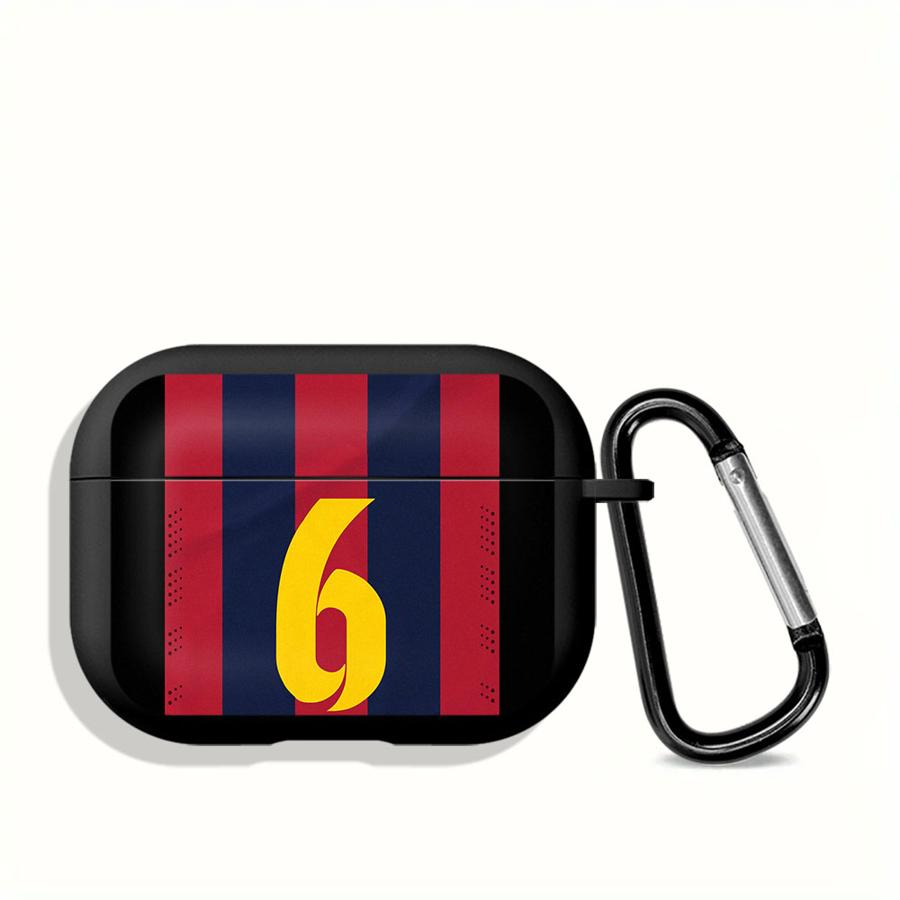 Чехол для наушников Cover Case Для Airpods 1 Pro3 3 Pro2 4 Pro 2 Футбольные номера Airpods 1