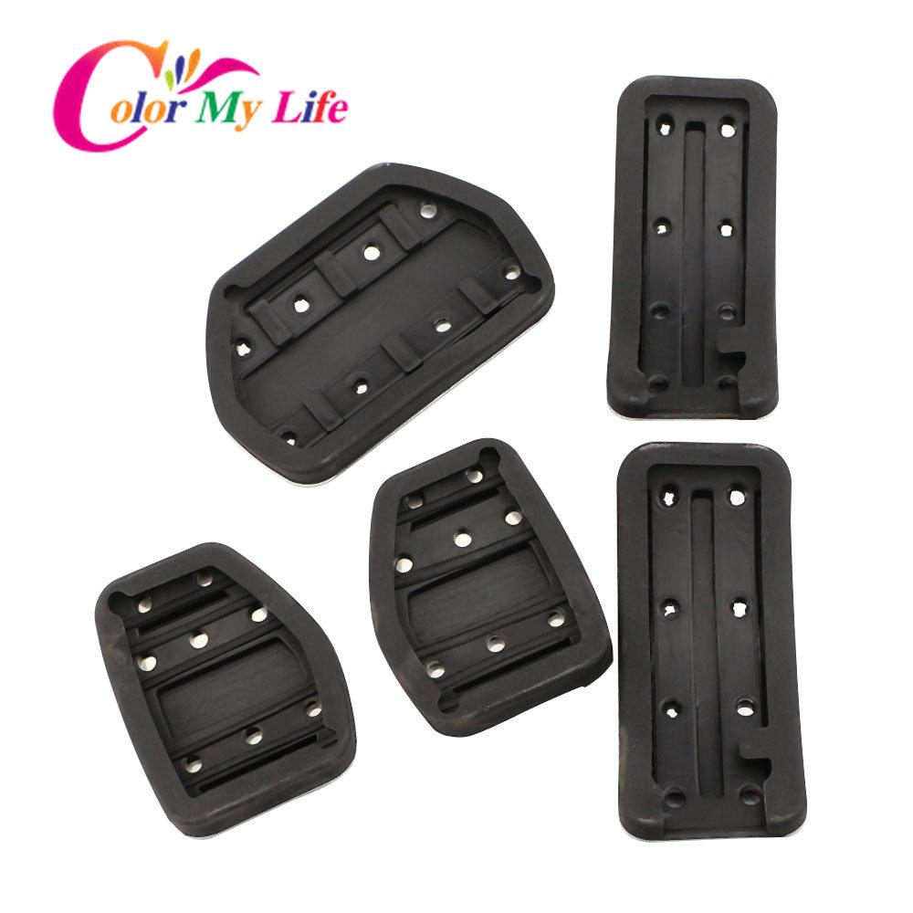 Auto-Styling Edelstahl Auto Innen Pedale Auto Pedal Schutz Abdeckung für Peugeot 208 2014- 