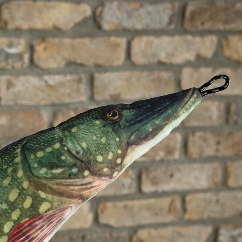 Dulton Fishes Pike 85 Fish Cushion for Everyday Life Large Body Pillow Marine Life Nordic Lucius FISHES Total Length 85cm Gädda/Pike/Esox Y-0511