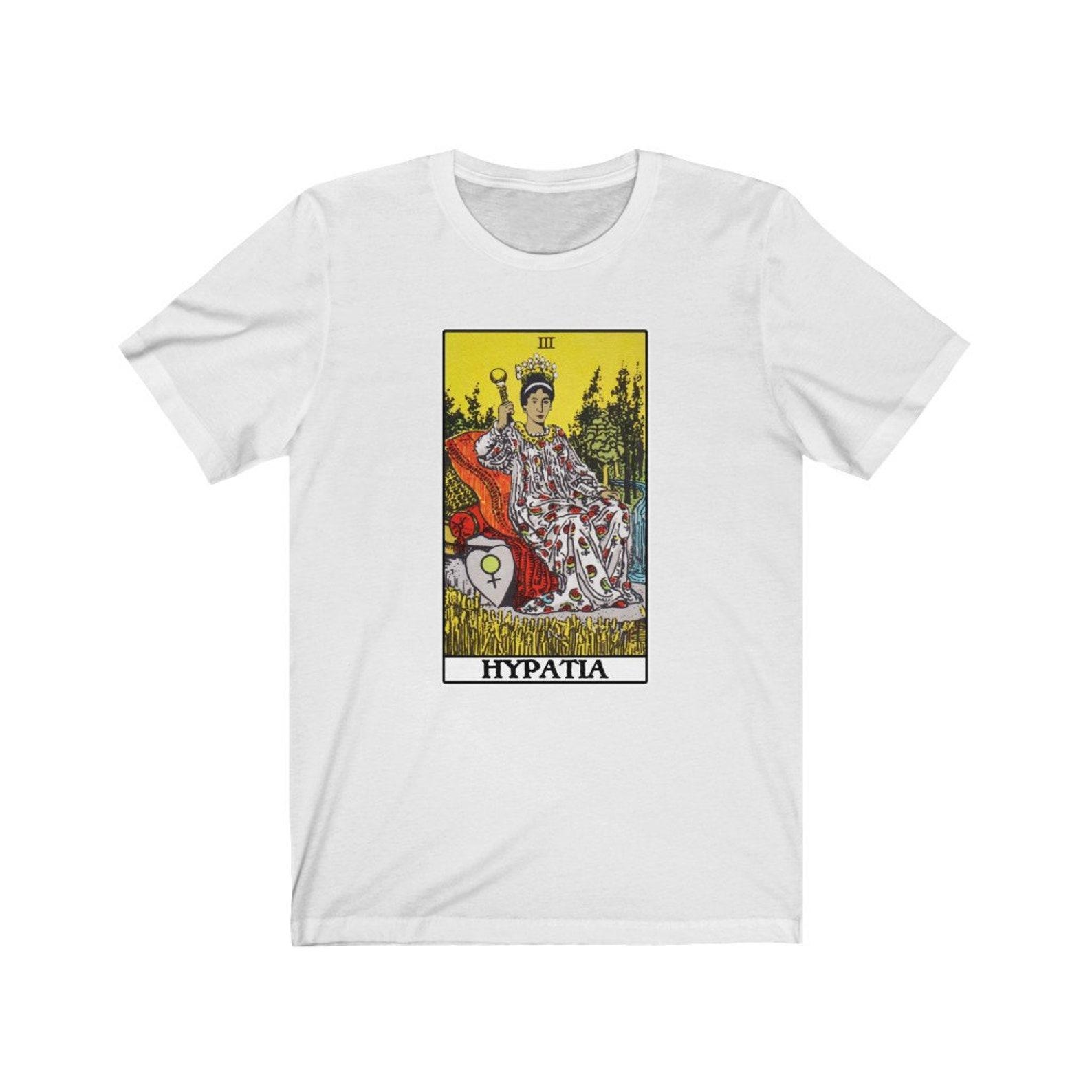 Hypatia Empress Tarot Philosophy T-shirt 2XL