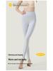 Lyocell Fleece Thermal Yoga Pants - Seamless, High Waist, Tummy Control, Hip-Lifting Leggings for Fitness.