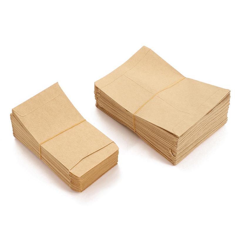 Kraftpapier Samentüten Garten Heim Aufbewahrungsbeutel Pollenisolationsbeutel 100 Stück Tauch-Samenbeutel Hybrid-Kraftpapier