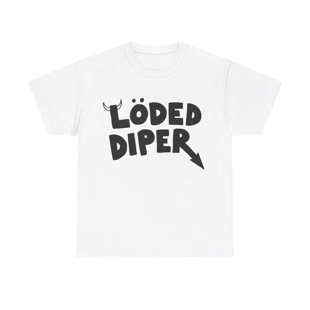 Loded Diper Diary Of A Wimpy Kid Unisex Graphic Tee (black or white)