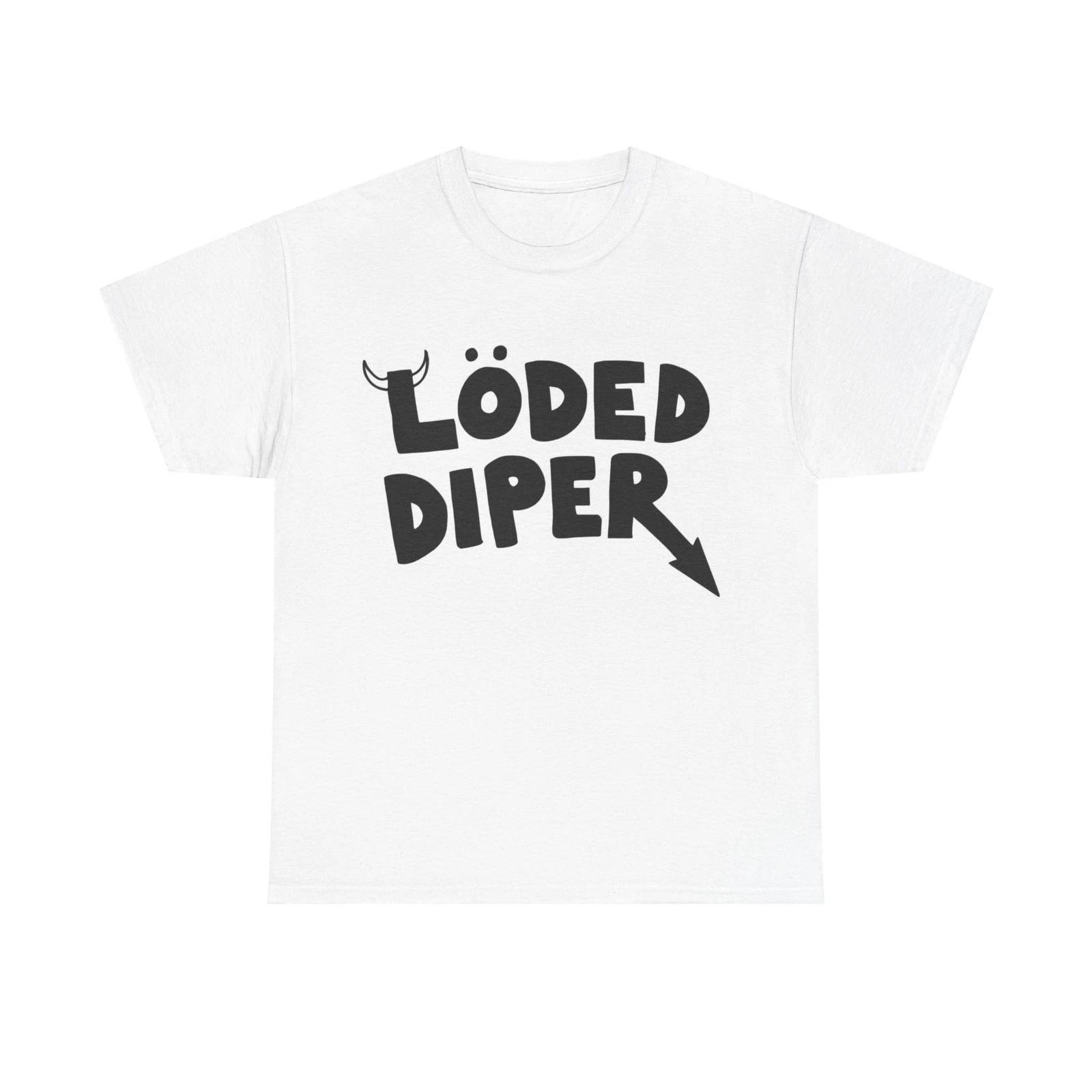

Loded Diper Diary Of A Wimpy Kid Unisex Graphic Tee (black or white) 4XL