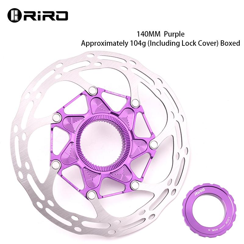 RIRO Center Lock Bike Disc 140MM 160MM  Brake Rotor Floating Structure Disc High Strength Heat- dissipation Bike Brake Rotor