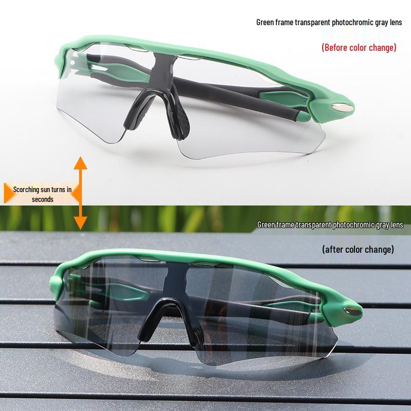 Cross-Border E-commerce TR90 Colorful Cycling Sunglasses for Outdoor Sports, Prescription-Compatible.