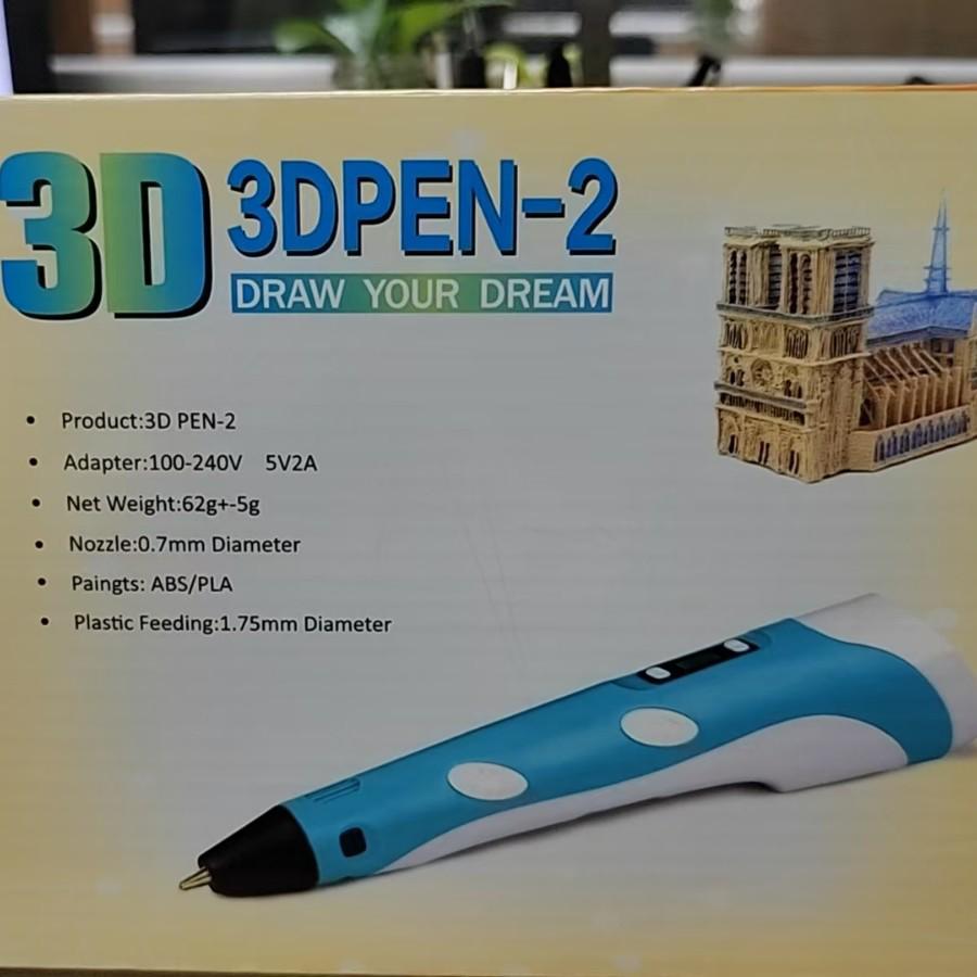 Second-Generation 3D Printing Pen with PLA Filament for DIY Painting and Graffiti