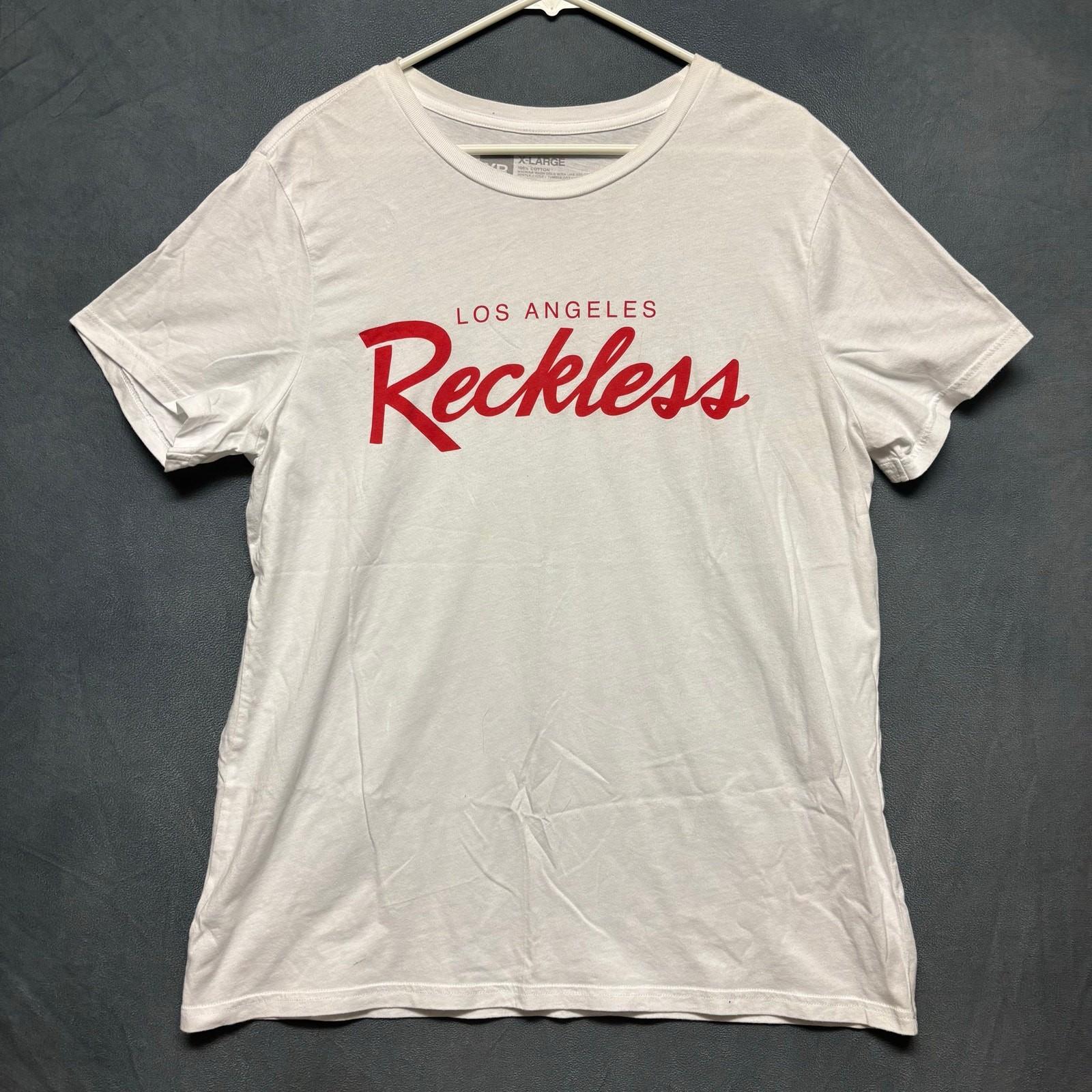 Young & Reckless Лос-Анджелес Рубашка Reckless Скейтбордист OG Логотип Хайп Приталенный Уличный XXXL