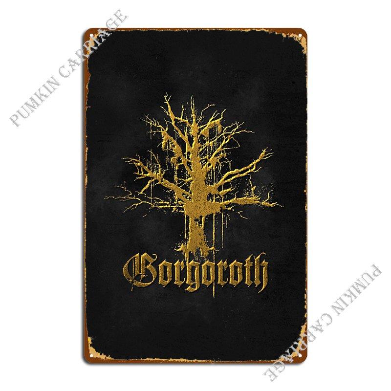 Gorgoroth Норвежский Блэк Метал Табличка Вечеринка Клуб Настенная Табличка Гостиная Жестяная Табличка Постер 20x30cm(7.8x11.8inch)