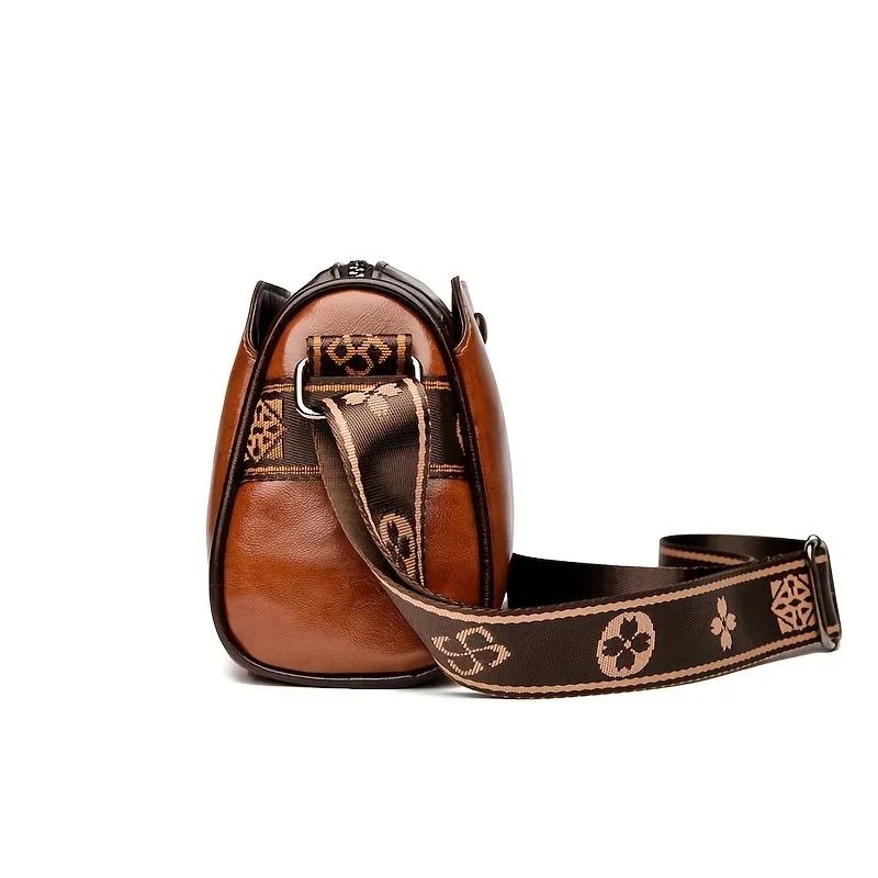 Elegante wasserabweisende Handtaschen Umhängetasche Unifarbe Mit Verstellbarem Riemen Und Sicherem Reißverschluss Handtasche Geldbörsen Taschen