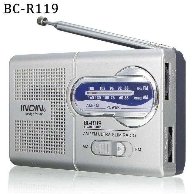 

Radio AM FM Battery Operated Portable Radio Reception Longest Lasting for Emergency Hurricane Running Walking Home серебряный