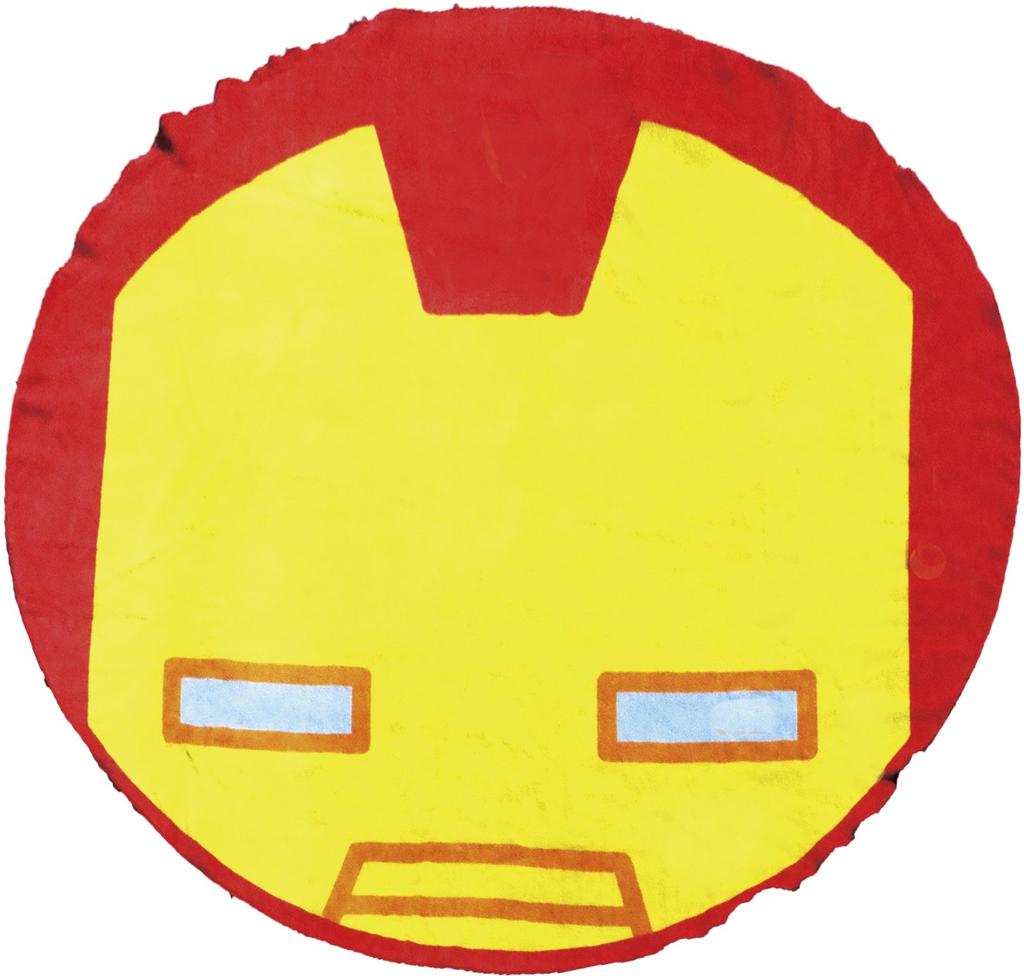 Marushin Beach Marvel Iron 120cm H X 130cm 2505008800 Towel, Man, Approx. W, Round,