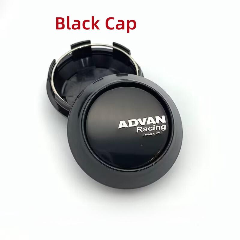 ASS1 4pcs/lot 60mm 64mm 65mm 68mm 69mm ADVAN Racing Car Wheel Center Hub Caps Wheel Center Cap Decoration Auto Styling Rim Hub Cap