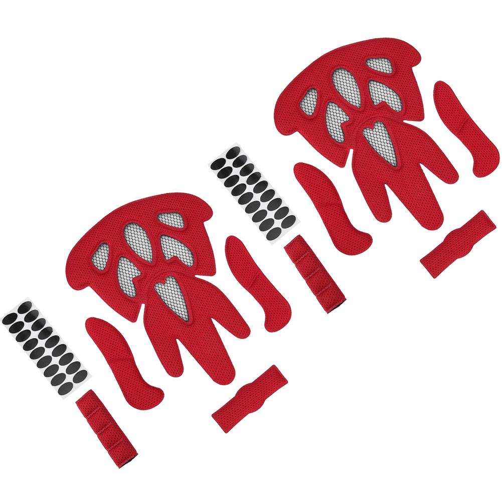 2 Set Căptușeală Universală Cască Kit de Umplere Căptușeală Cască de Siguranță cu Plasă Anti-Insecte pentru Bicicletă