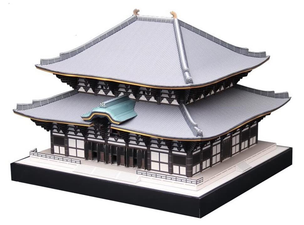 

3D Assembly Model Paper Craft World Historical Buildings Temple Great Buddha (Todaiji Hall)