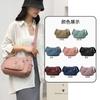 Herbst neue Generation Drucketikett Damen Schrägbandtasche Nylon Mittel- und Altermuttertasche Damen Schultertasche