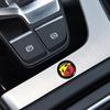 2/4/6 Stück Auto Türschloss Schlüsselloch Aufkleber Auto Schlüssel Aufkleber Emblem für FIAT Abbas Abarth 500 Panda Bravo Punto Tipo Linea Ducato Freemont