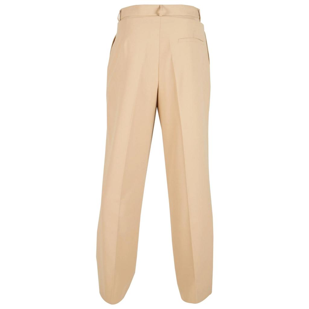 Urban Classics Mens Double Pleat Trousers