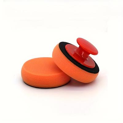 Car Waxing Sponge Waxing Tool with Manual Round Car Waxing Polishing Sponge Tool Polishing
