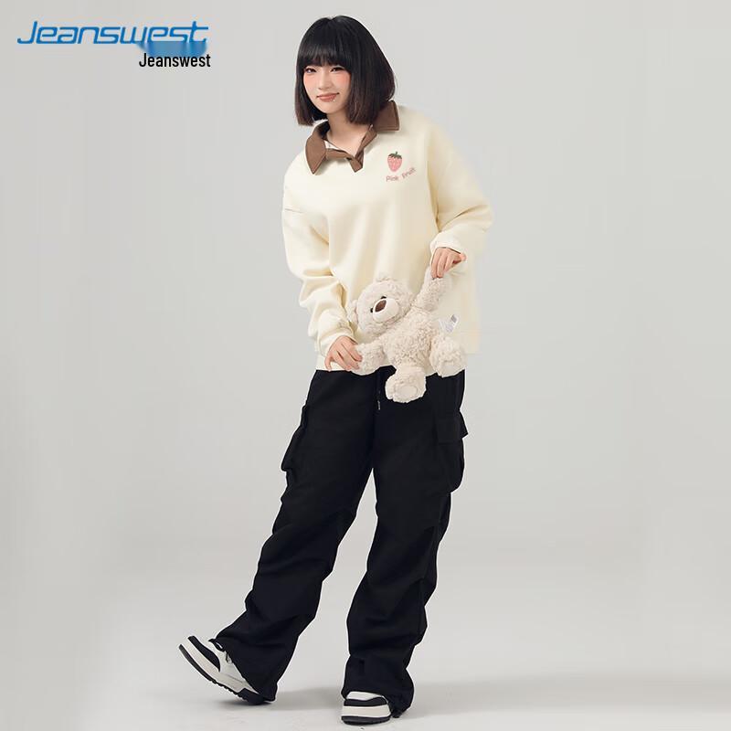 

Женский свитшот JEANSWEST свободного кроя с воротником поло S