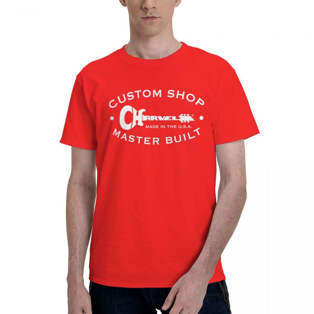 Charvel Guitars Classic 100 Cotton Casual Breathable Confortable Shirt Short Sleeve TShirt Funny Shirt S
