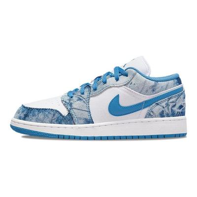 Дитячі кросівки Air 1 Low GS Washed Denim White Dutch-Blue DM8947-100