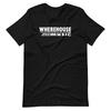 WHEREHOUSE MUSIC Black Graphic Tee Shirt Unisex T-shirt