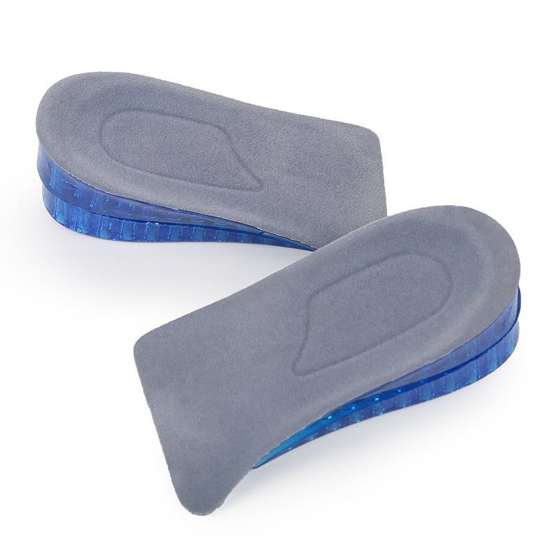 

Excellent Double-layer Honeycomb Half-pad Inner Height-increasing Insole Men s and Women s Soft Two-layer 4.5cm Invisible Heel Insole One size