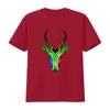 Südafrika Springbok Print T-Shirt Einzigartiges Design Bequemer Stoff Perfekt für Sport und Freizeitwear vintage Gewaschen