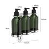 Plastic Manual Soap Dispenser Stainless Steel Pump Bottle Holder Wall Mounted Soap Dispenser  Hotel