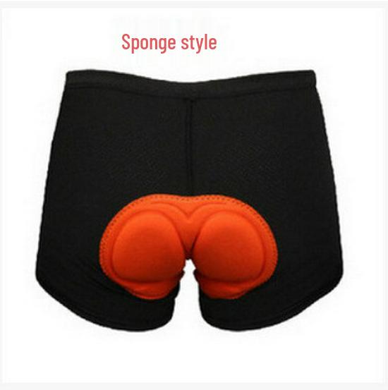 Cross-Border Breathable Cycling Shorts, Shock-Absorbing Sponge Cushion, Moisture-Wicking, Quick-Dry