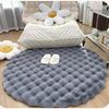 Carpet 1PCS Round Plush Bubble Wool Free Living Room Sofa Bedroom Dressing Cloakroom Bedside Feet Home Decoration