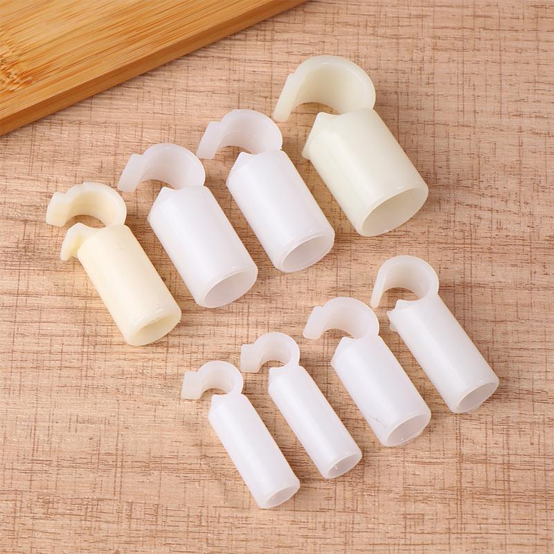 4Pcs Garden Plant Bracket Fixing Joint Mosquito Net Pole Buckle Grip Bed Curtain Cross Bar Hook Wardrobe Tent Fitting