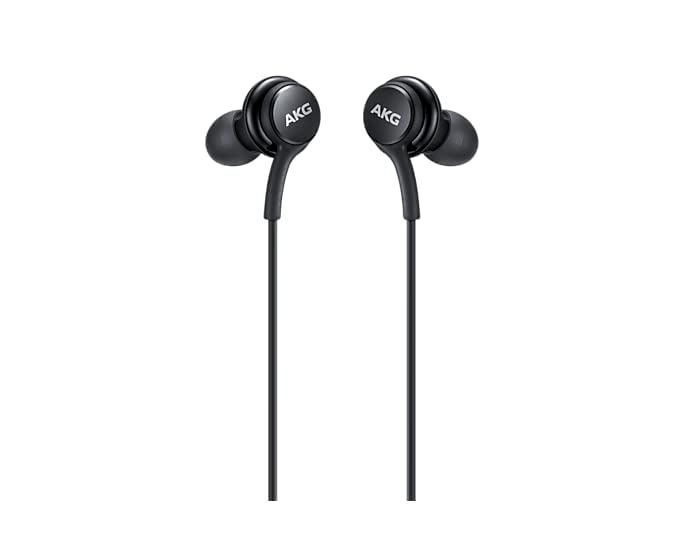 Samsung Type-C Earphones - Tuned by AKG (EO-IC100BBEGWW) Corded Type-C Earphones, Genuine Samsung Product, Parallel Import (Black)
