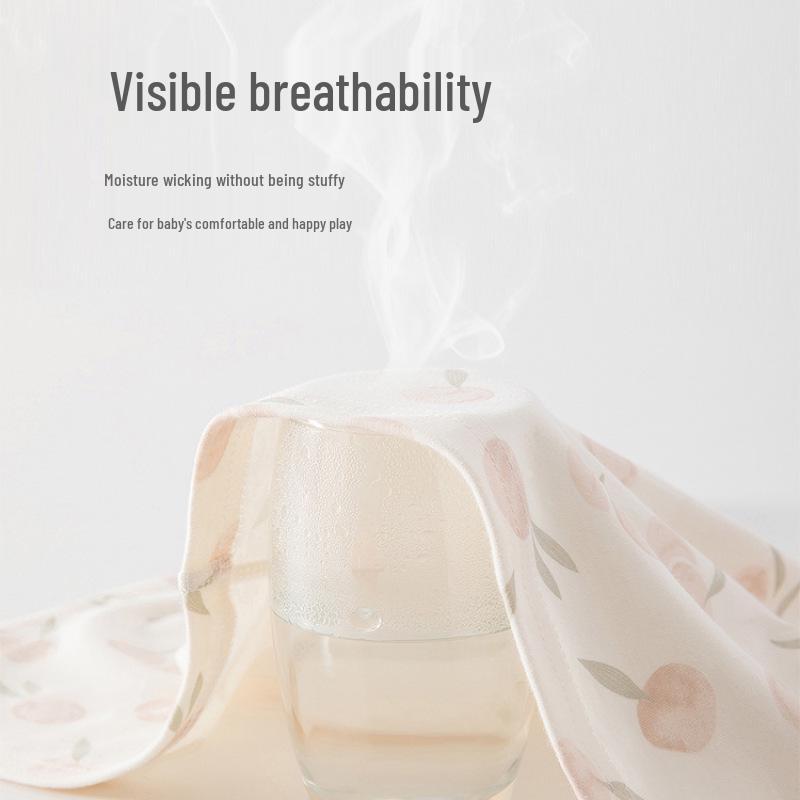 Pure Cotton Baby High-Waisted Two-Piece Set - Newborn Autumn Pajamas