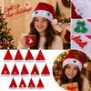 Light-Up Christmas Hat with LED Snowman and Design for Adult Party