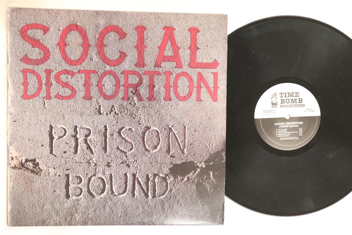 

LP Record SOCIAL DISTORTION - Prison Bound 70930435011 TIME BOMB 1995 US Rock Used