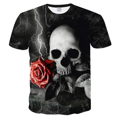 Mens Summer Fashion Printing T Shirt Short Sleeve Tops Casual Shirts