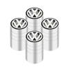 For VW 4Pcs Car Tire Valve caps Car Sticker for VW Volkswagen Passat Golf Polo Touran Accessories YHBE-V487 EM1