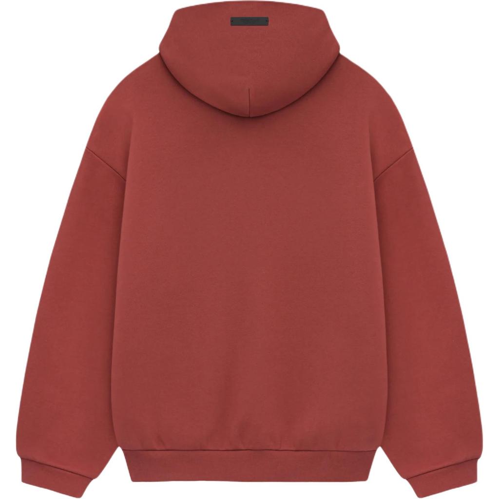 Fear of God Essentials Fleece Hoodie Crimson Herren Oberteile Rot 192HO246256F