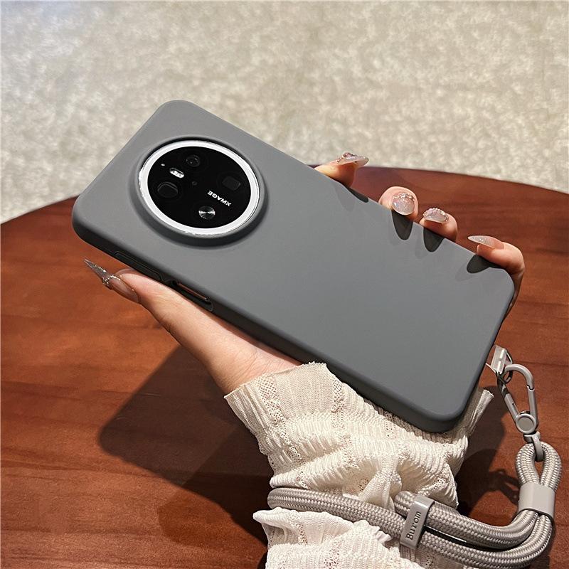 Applicable To Huawei Mate11 Mobile Phone Case, New Pro + High-grade Liquid Silicone Strap, Wristband, Lanyard, Anti-drop  Cover.