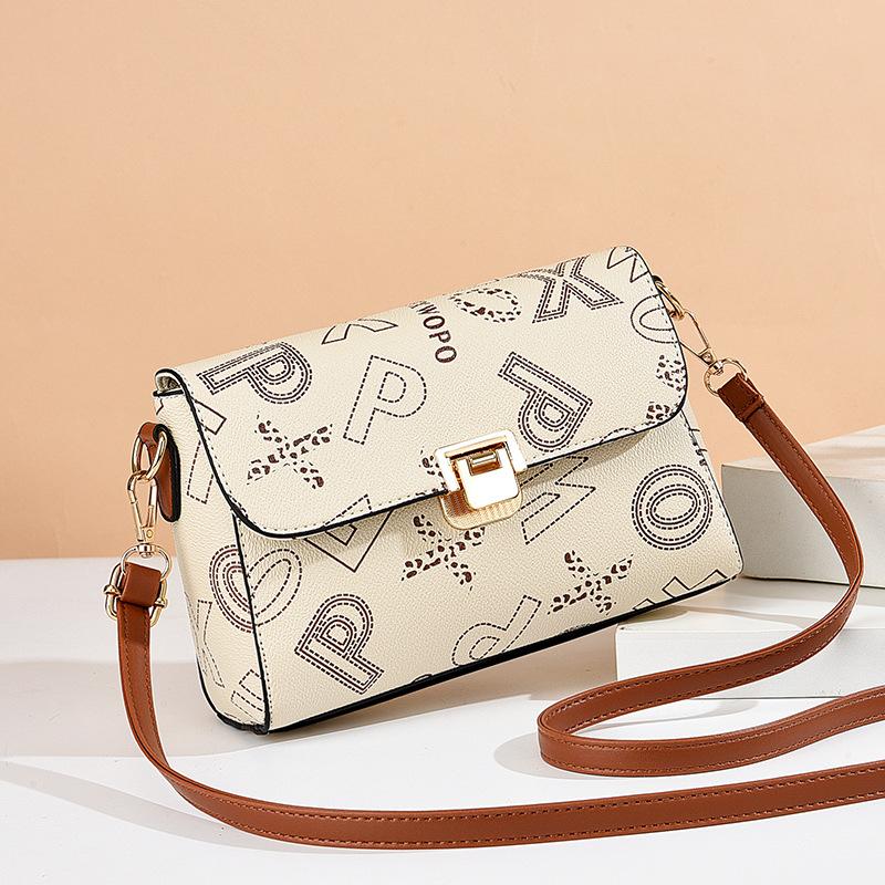 Bags Women's Large Capacity Fashion Versatile Women's Bags New Clutch Bags Women's European and American Fashion Printed One Shoulder Crossbody
