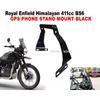 Czarny "Uchwyt na Telefon GPS" Pasuje do Royal Enfield Himalayan BS6