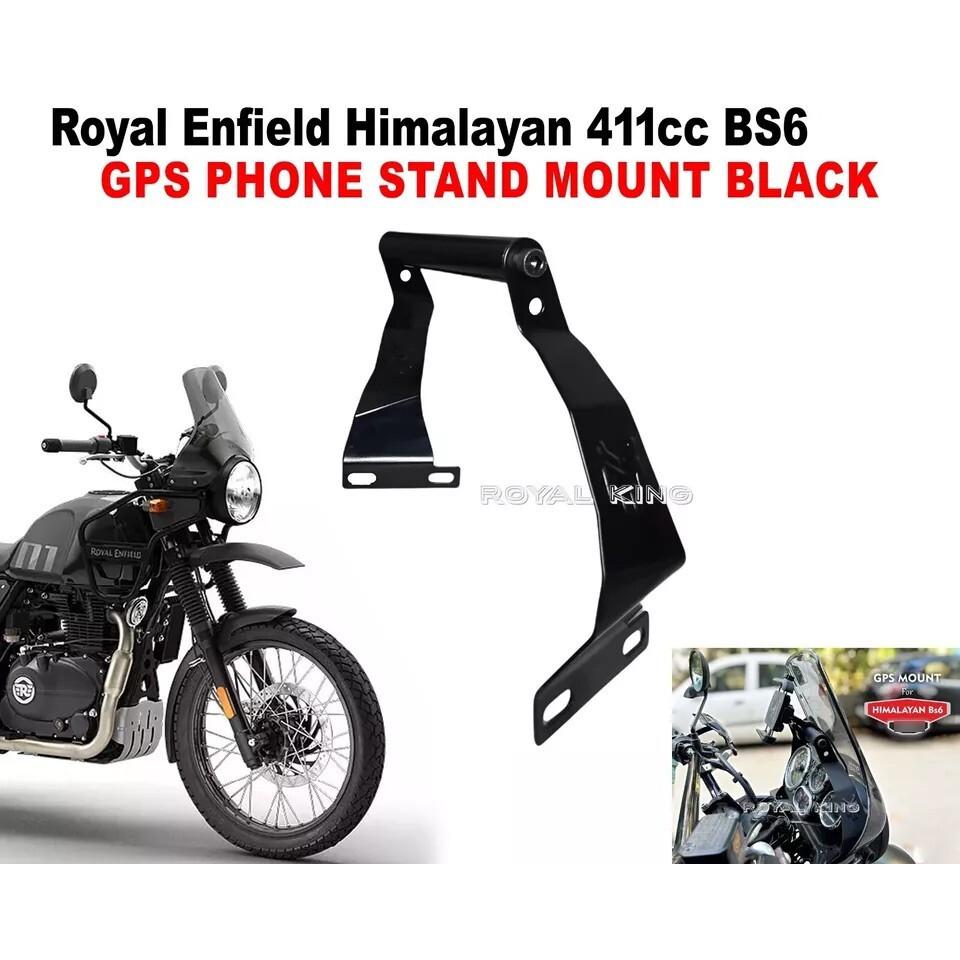 Black "GPS Phone Stand Mount" Fit for Royal Enfield Himalayan BS6
