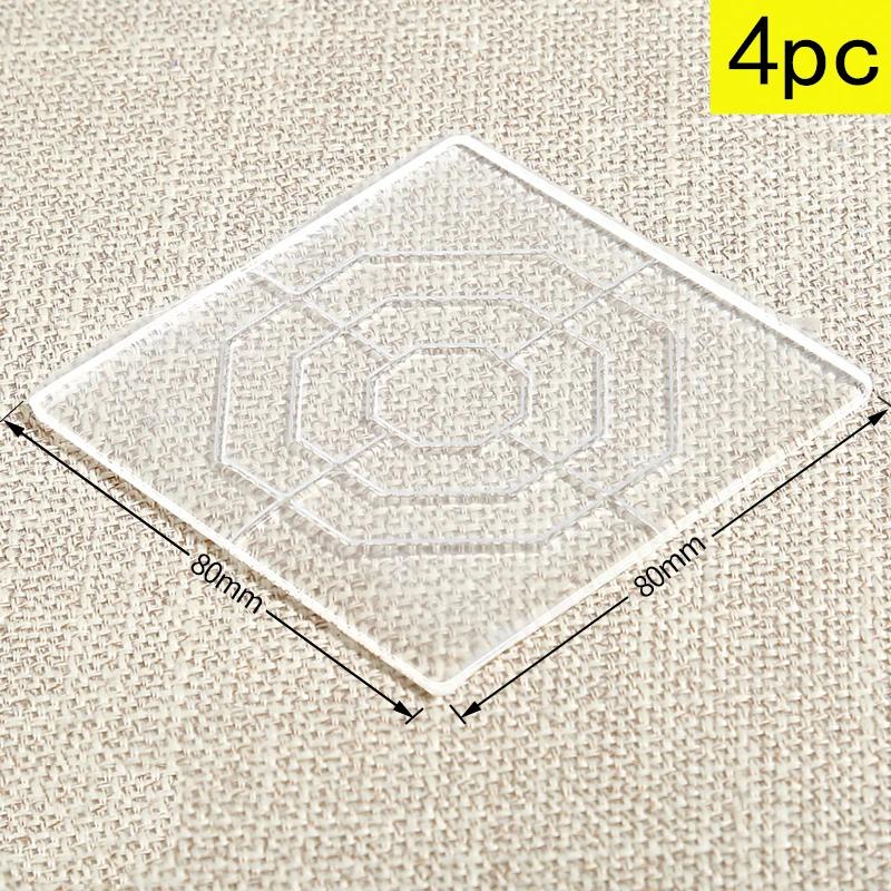 Anti Slip 4Pc Transparent Silicone Furniture Foot Mat Table Sofa Foot PU Adhesive Patch Anti-collision Bed Leg Mute Non-slip Mat