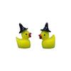 50Pcs Resins Duck Minaiture Statue With Witch Hat Halloween Gift For Moss Terrariums Display Garden Landscape Ornaments