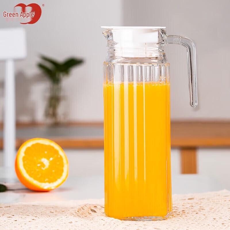 Green Apple EH1004-2 Glass Cold Water Jug