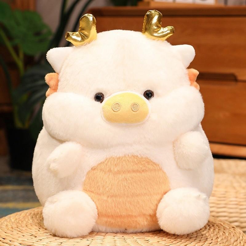 Pig Plush Macaron Toy Animal Stuffed Doll Bedroom Decoration Kids Gift 30cm
